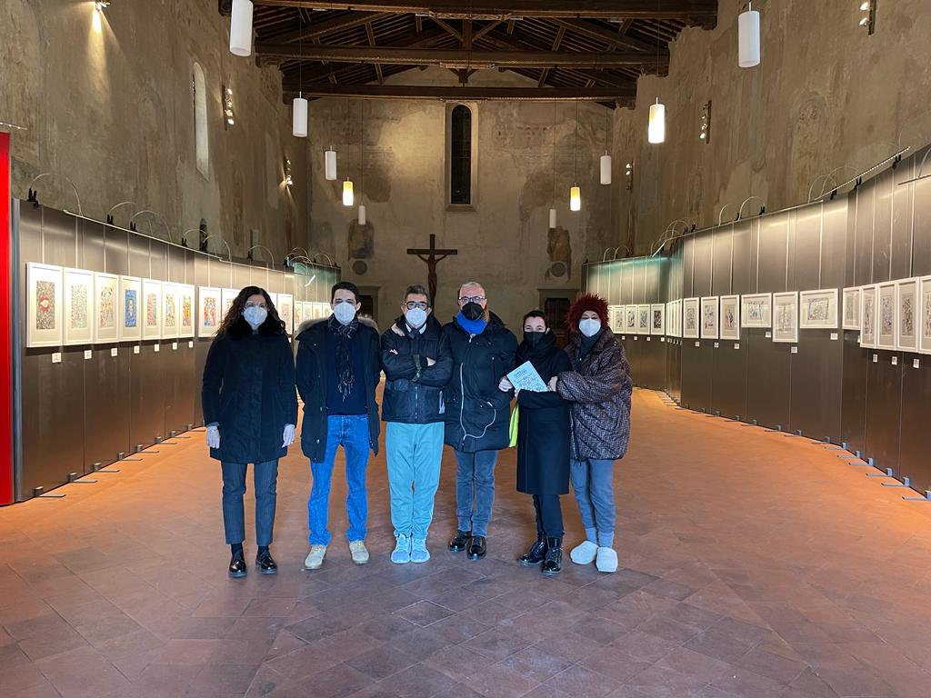 Vincenzo Trione in visita a San Giovanni Valdarno