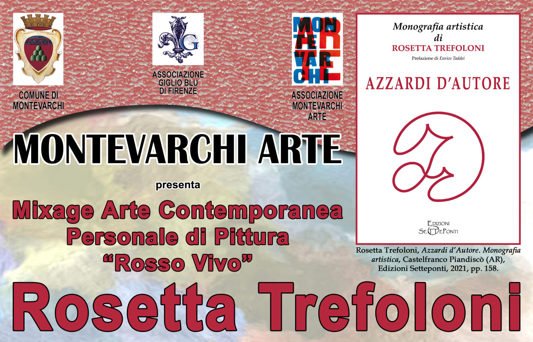 Montevarchi: mostra di pittura “Rosso Vivo” alla Galleria Magiotti