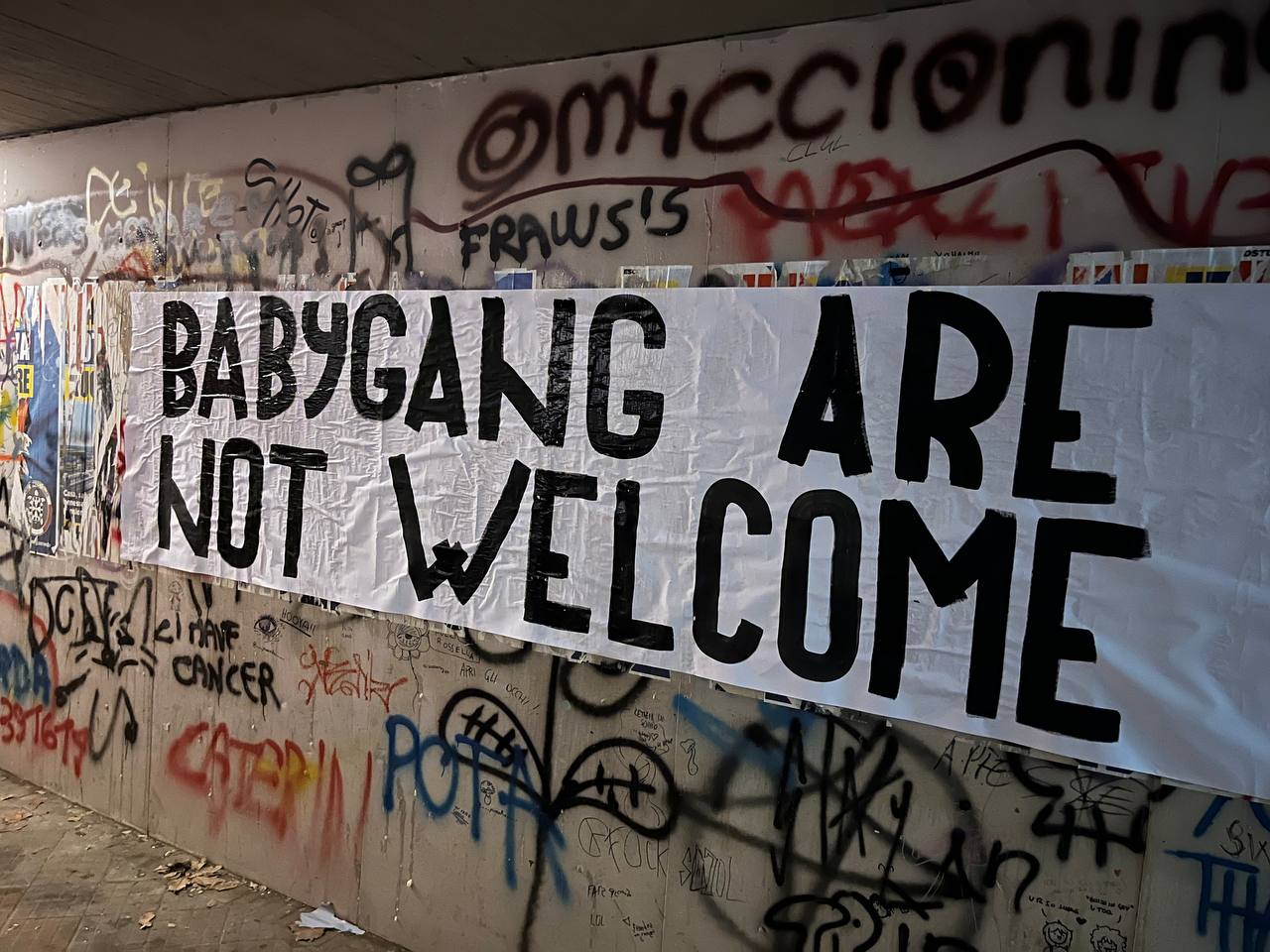 Blocco Studentesco protesta ad Arezzo contro le “Baby gang”