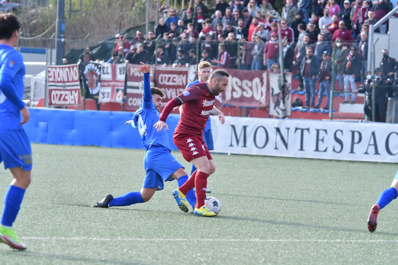 Il Montespaccato riprende l’Arezzo. Al ‘Don Dino Puglisi’ finisce 1-1