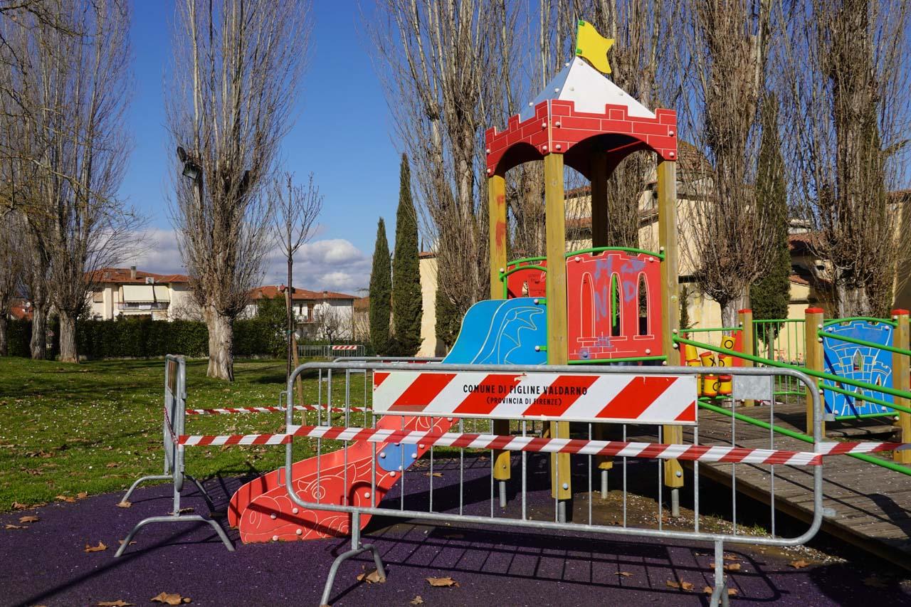 Entro marzo una nuova palestra a Figline. Arriva una palestra all’aperto all’interno dei Giardini Dalla Chiesa