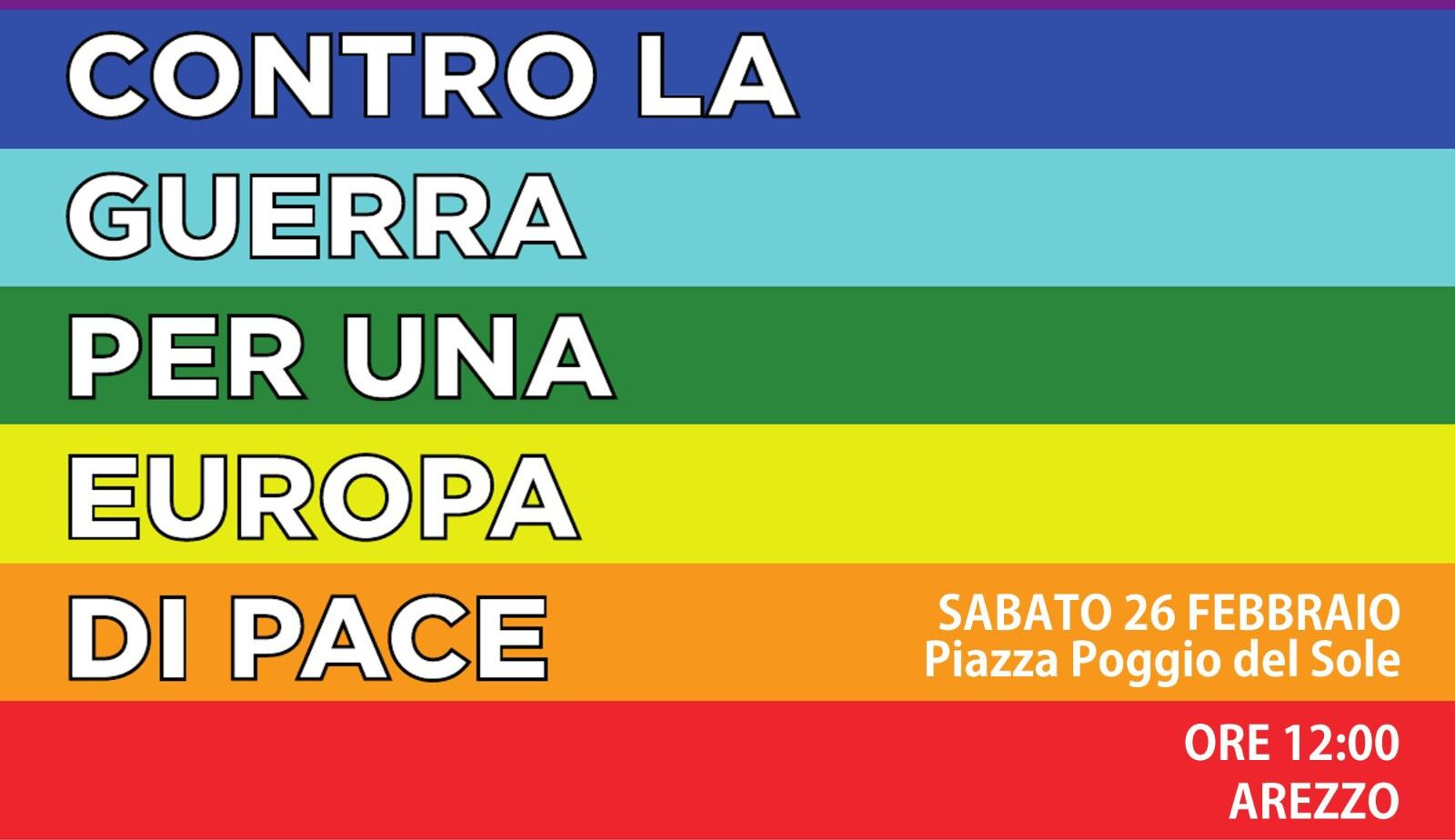 Presidio contro la guerra, sabato 26 febbraio