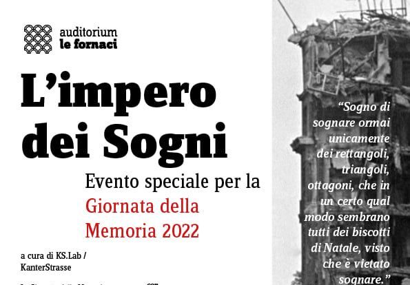 “L’impero dei sogni”: sabato 12 febbraio al Teatro Auditorium Le Fornaci