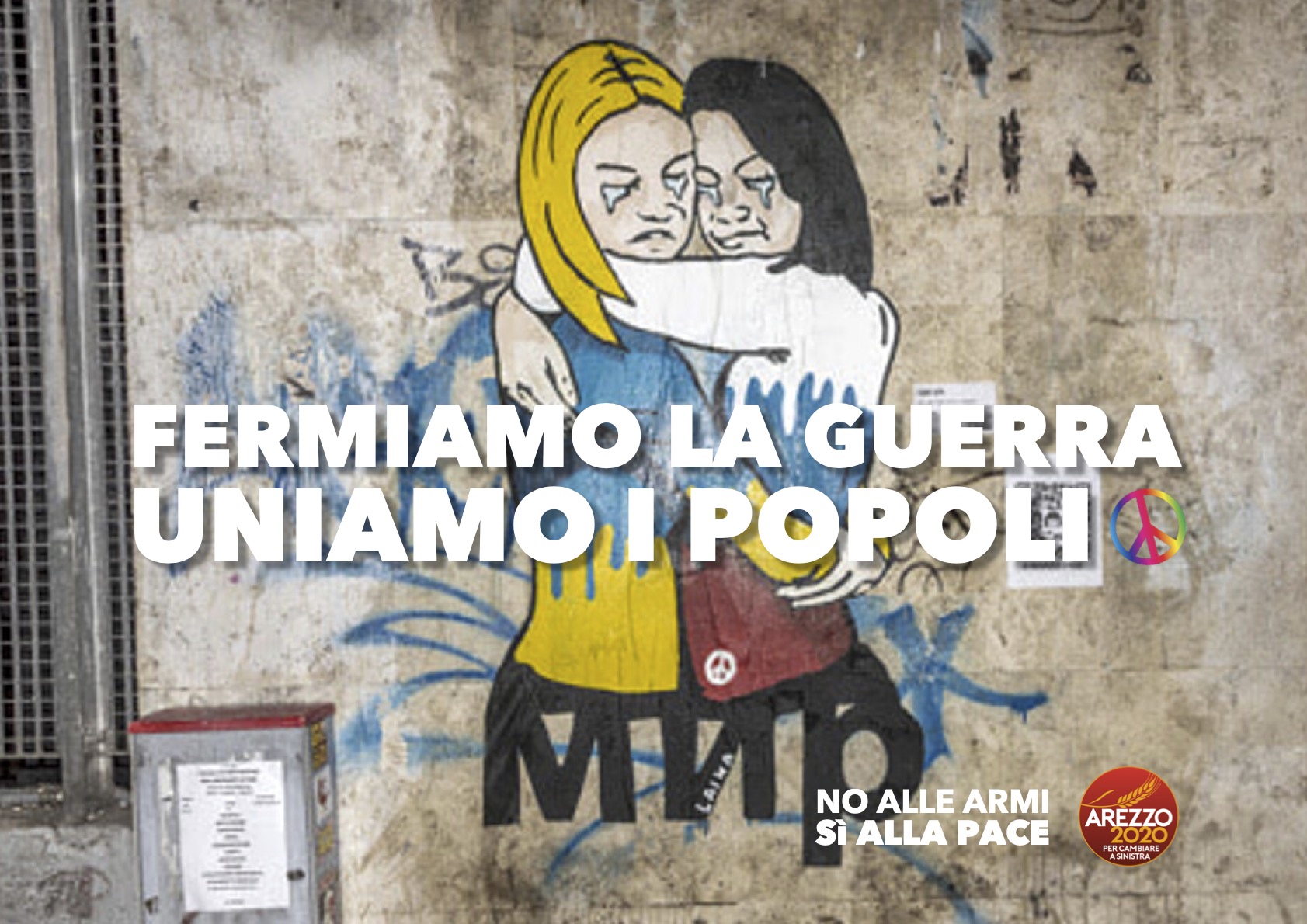 In cammino per la pace: Arezzo 2020 aderisce alla marcia per la pace Arezzo-Rondine
