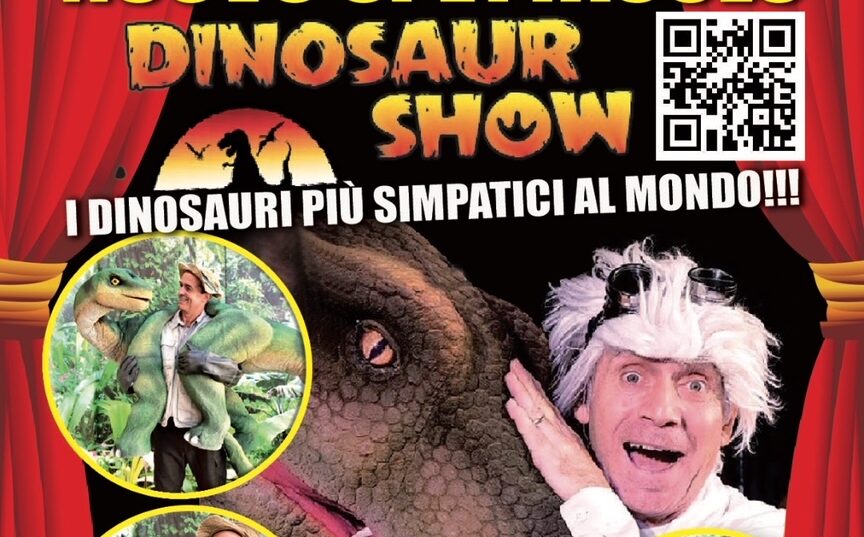 “Dinosaur Show”: il nuovo spettacolo al Teatro Tenda