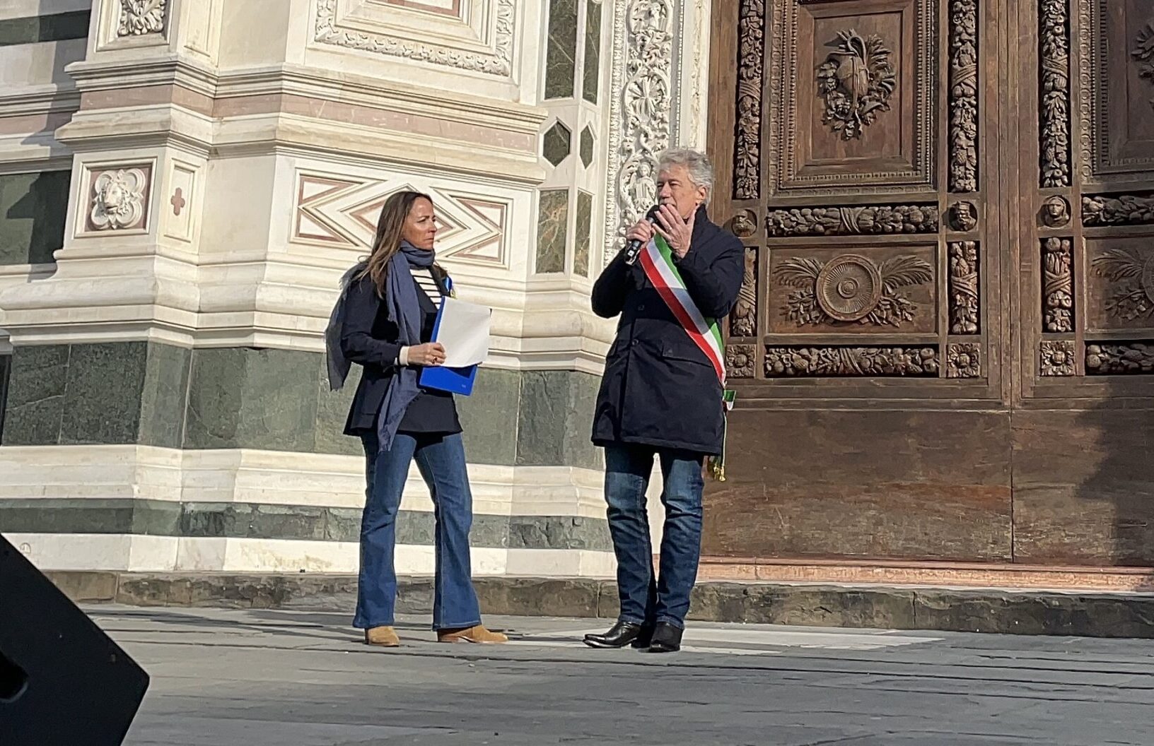 “Cities stand with Ukraine”: i l sindaco Ghinelli a Firenze per la grande manifestazione a favore della pace