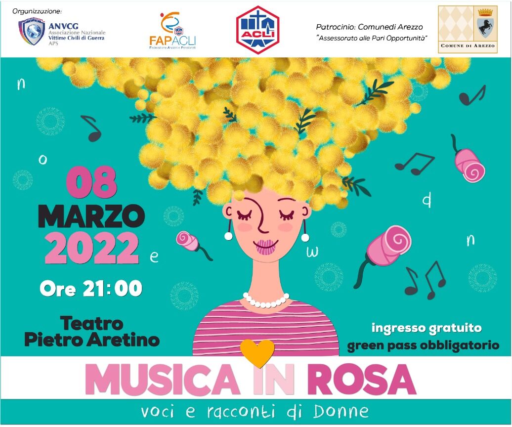 Musica in rosa: voci e racconti di donne al teatro Pietro Aretino
