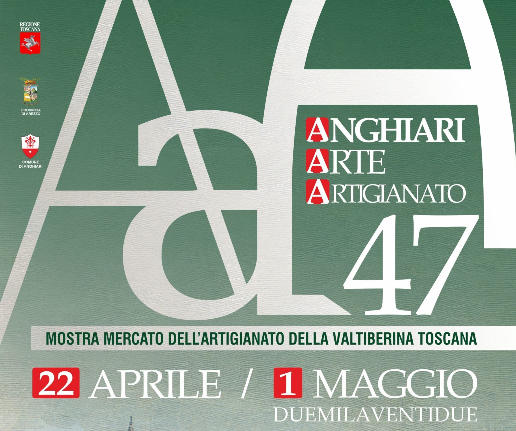 Ad Anghiari dal 22 aprile al 1° maggio la 47ª edizione della Mostra Mercato dell’Artigianato della Valtiberina Toscana