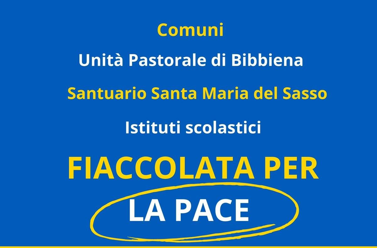 Fiaccolata per la Pace: Casentino manifesta per la fine delle ostilità in Ucraina