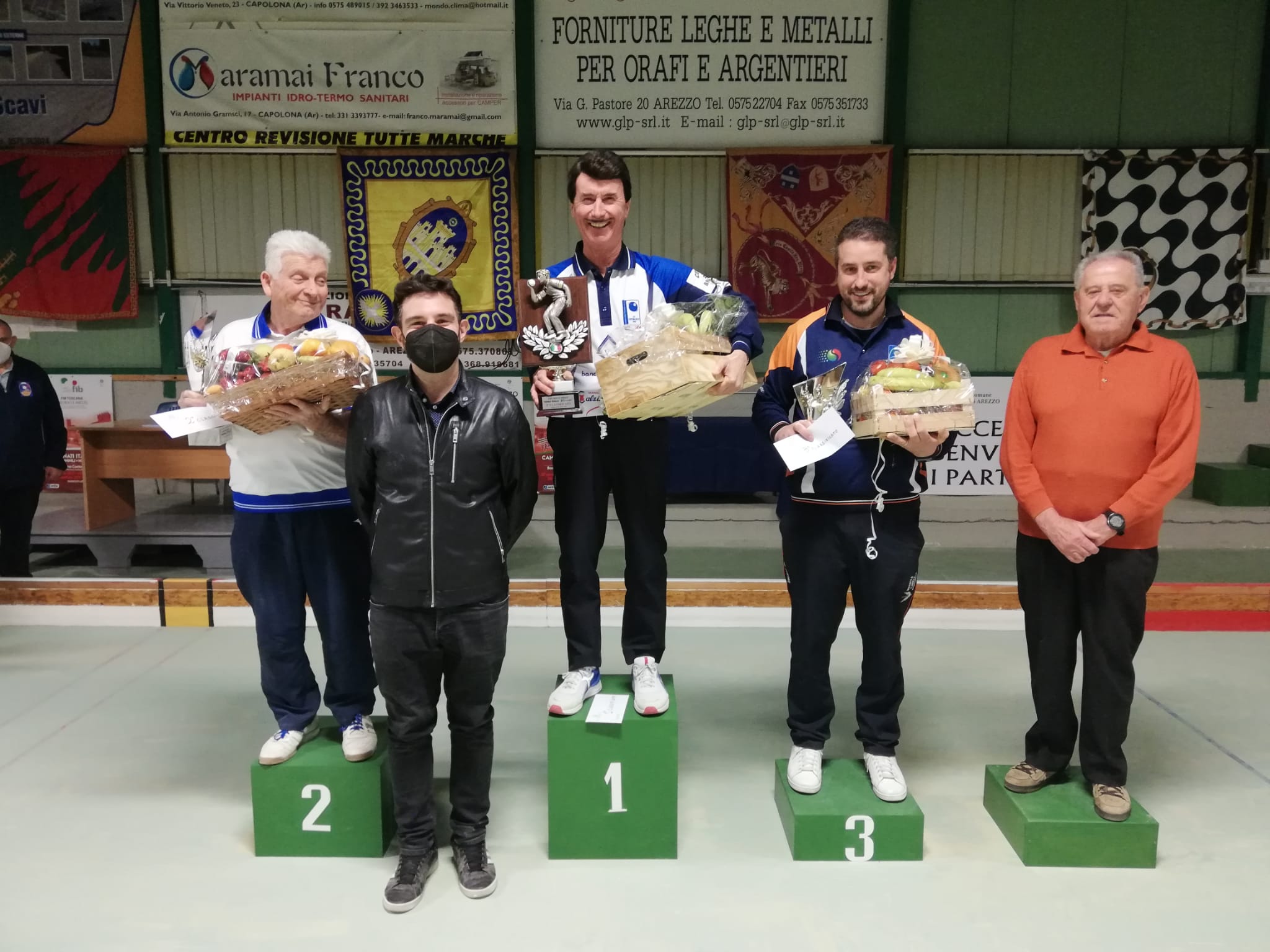 Il cortonese Sergio Manfroni vince il Torneo Serale Boccino di Bocce Arezzo