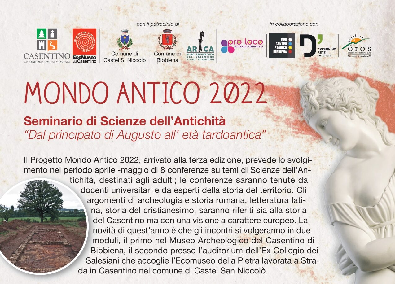 Seminario di scienze dell’antichità: al via il progetto “Mondo Antico” con 8 conferenze tenute da docenti universitari ed esperti di storia
