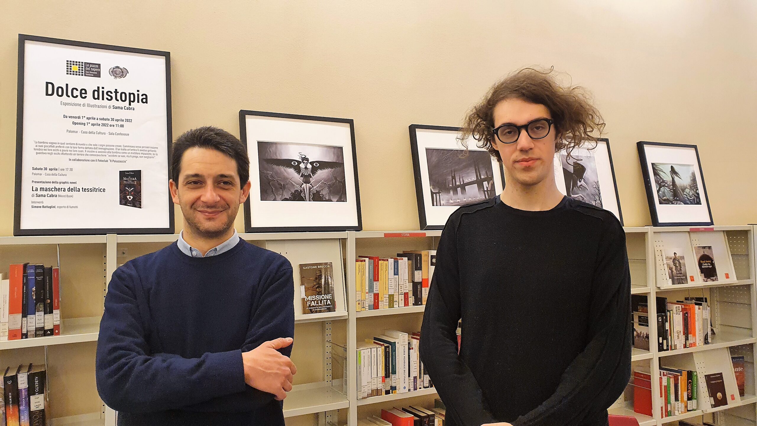 Inaugurata la mostra “Dolce distopia” dell’artista sangiovannese Sama Cabra