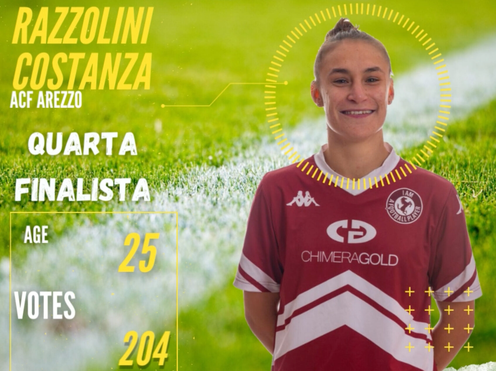 Pallone d’Oro femminile: Razzolini quarta finalista
