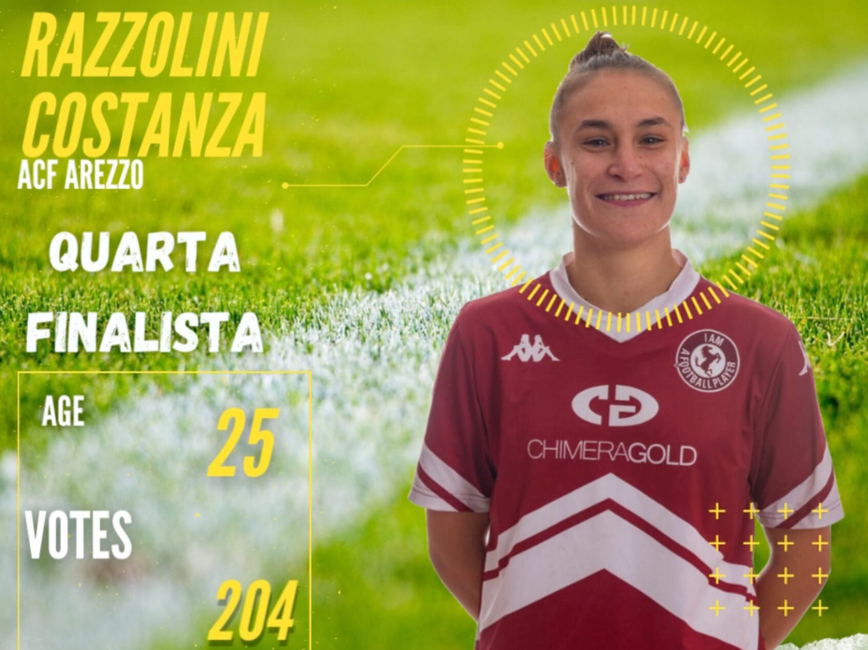 Pallone d’Oro femminile: Razzolini quarta finalista – ArezzoWeb Informa