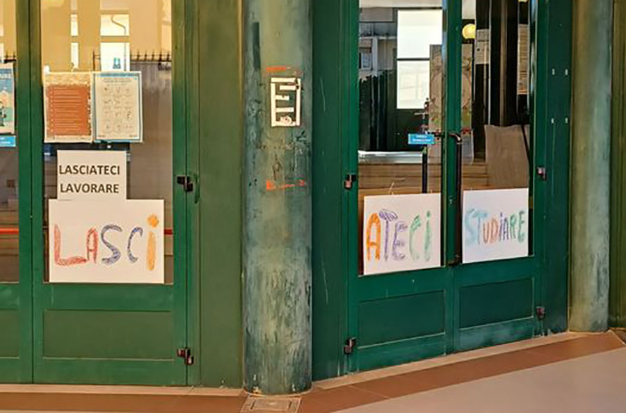La replica di un docente dell’ITIS alla manifestazione davanti all’istituto Galileo Galilei di Arezzo
