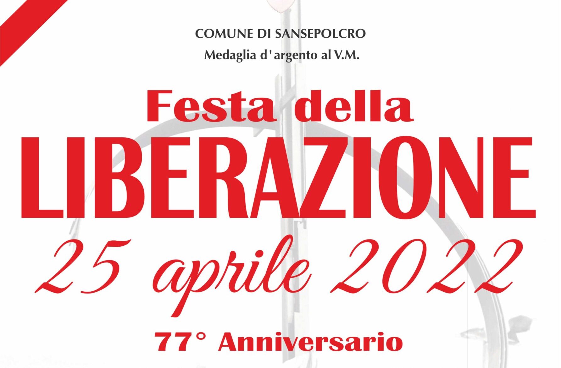 Sansepolcro: il Programma della Festa della Liberazione