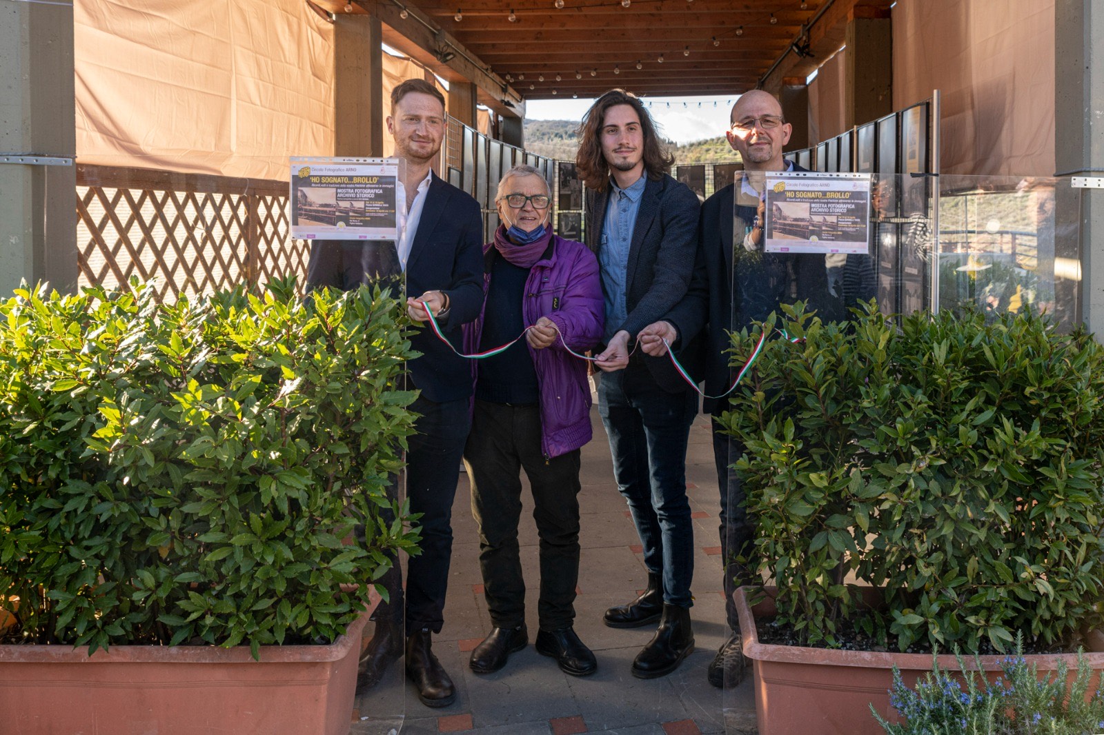 Inaugurazione della Mostra a Brollo