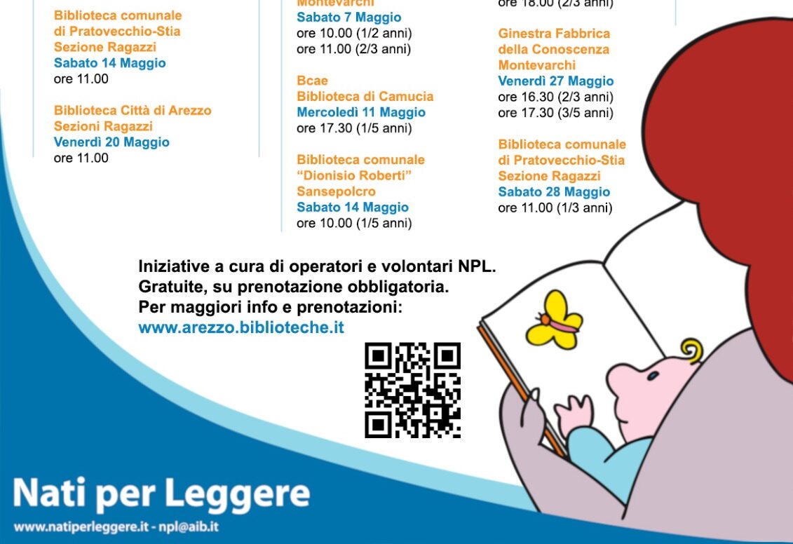 “Il maggio dei libri” coinvolge anche la Biblioteca città di Arezzo