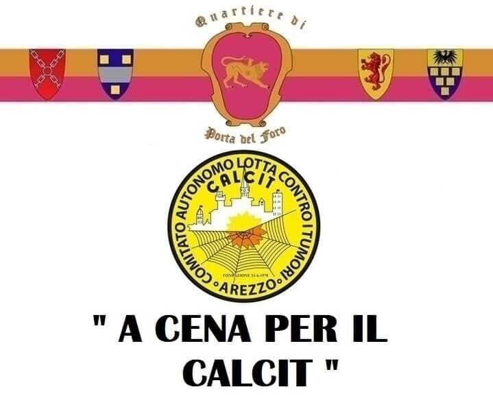 ”A Cena per il Calcit” al Quartiere di Porta del Foro