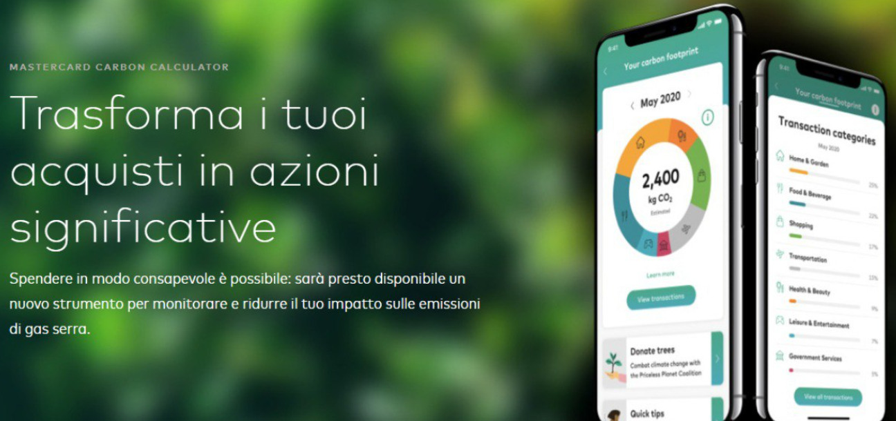 Mastercard presenta il nuovo strumento Carbon Calculator