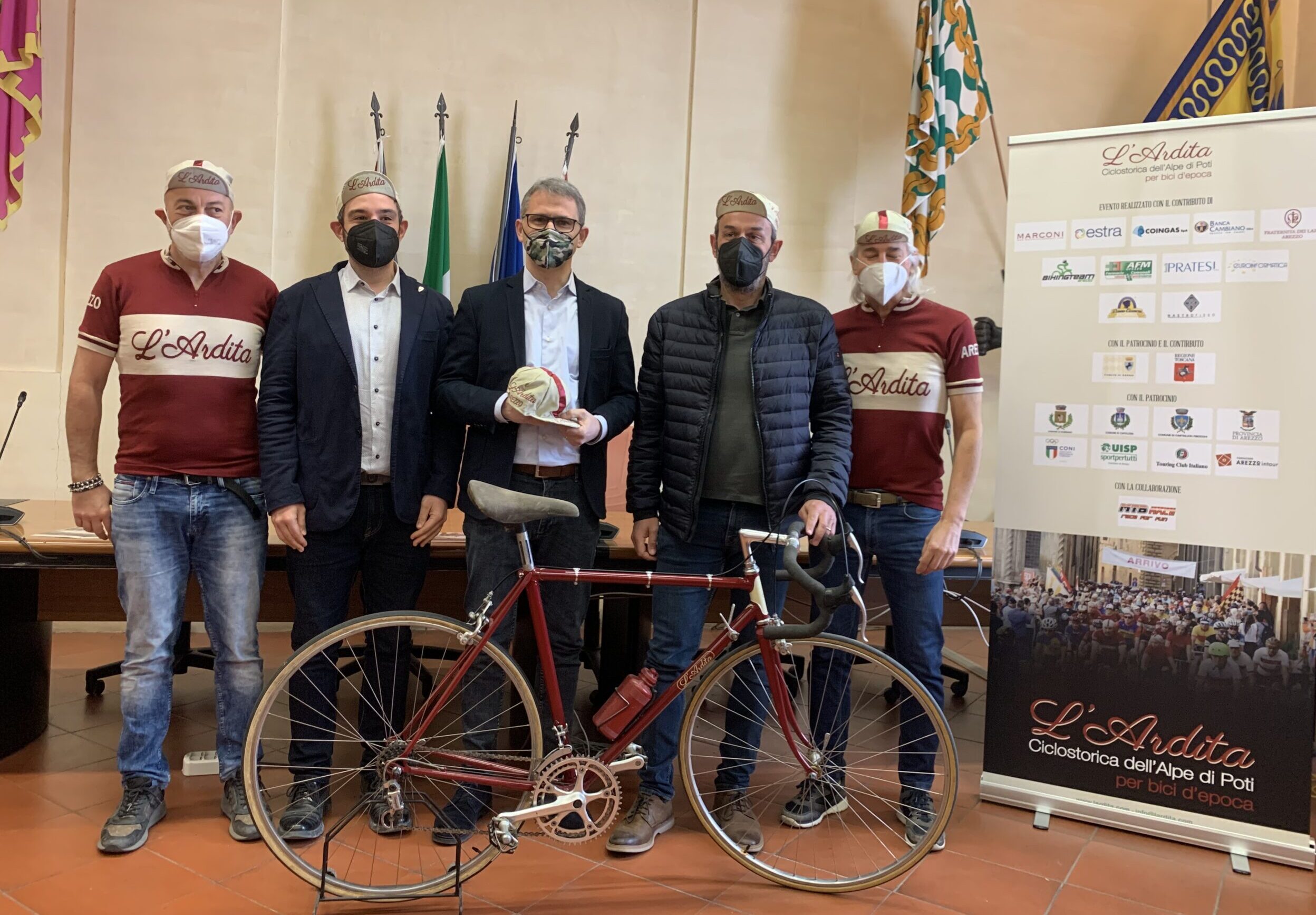 Ritorna L’Ardita, la ciclostorica dell’Alpe di Poti con partenza da Piazza Grande ad Arezzo il 24 Aprile 2022 e un ricco programma di eventi