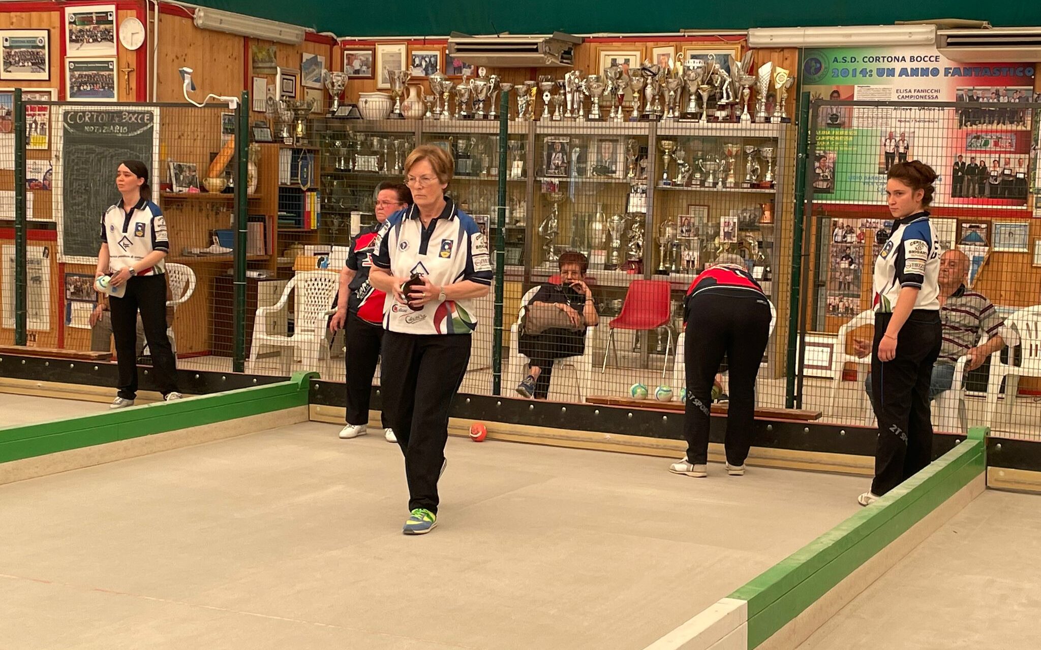 La squadra femminile della Cortona Bocce perde in casa con la Sammartinese