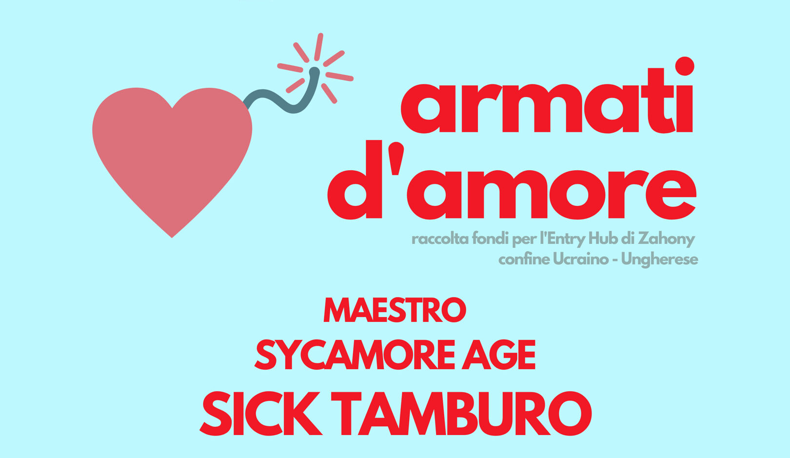 “Armati d’Amore”: al Parco di Villa Severi musica e arte per i profughi ucraini