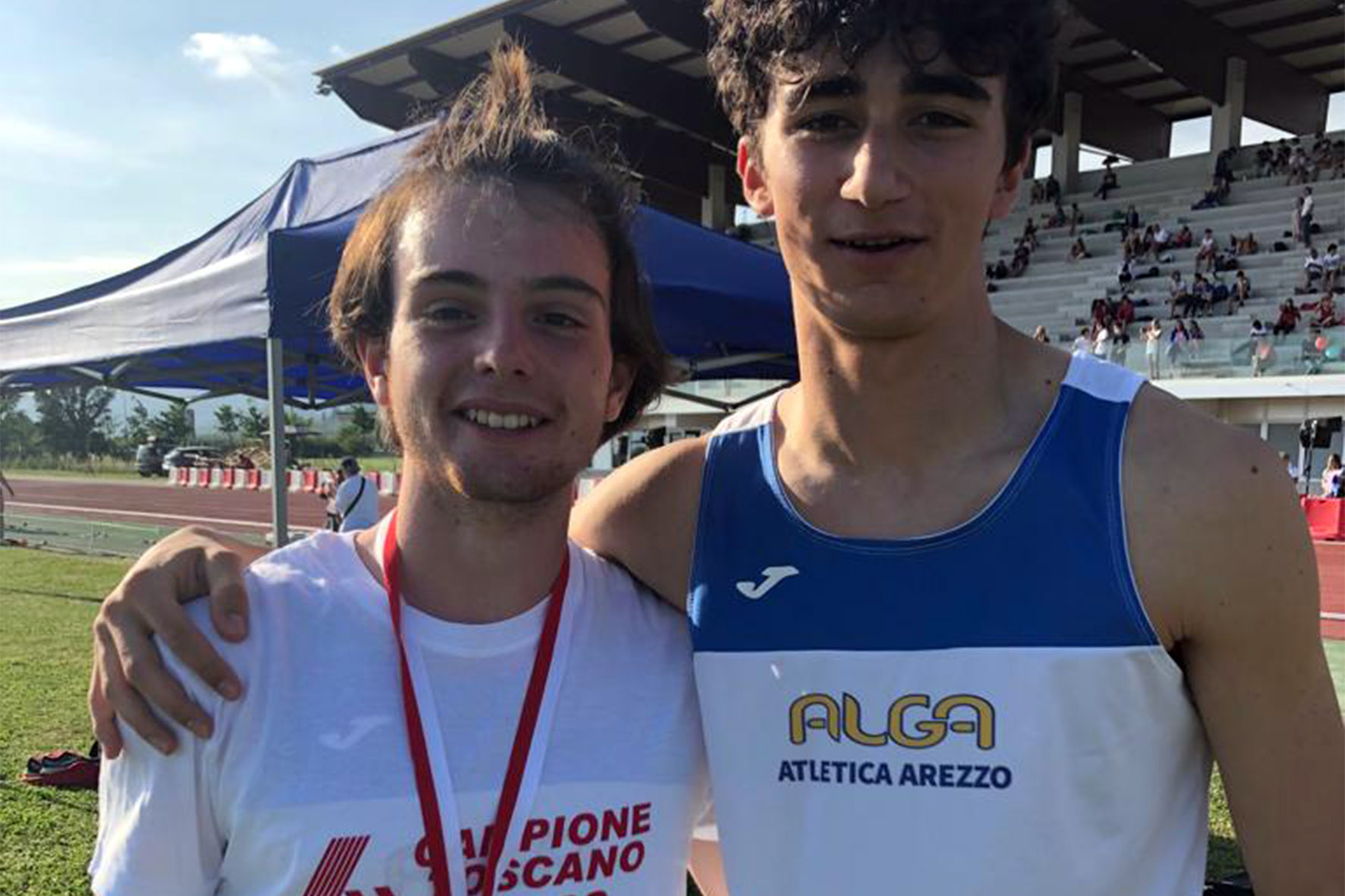 Alga Atletica Arezzo - Cincinelli e Asprella Libonati, campioni toscani 2022