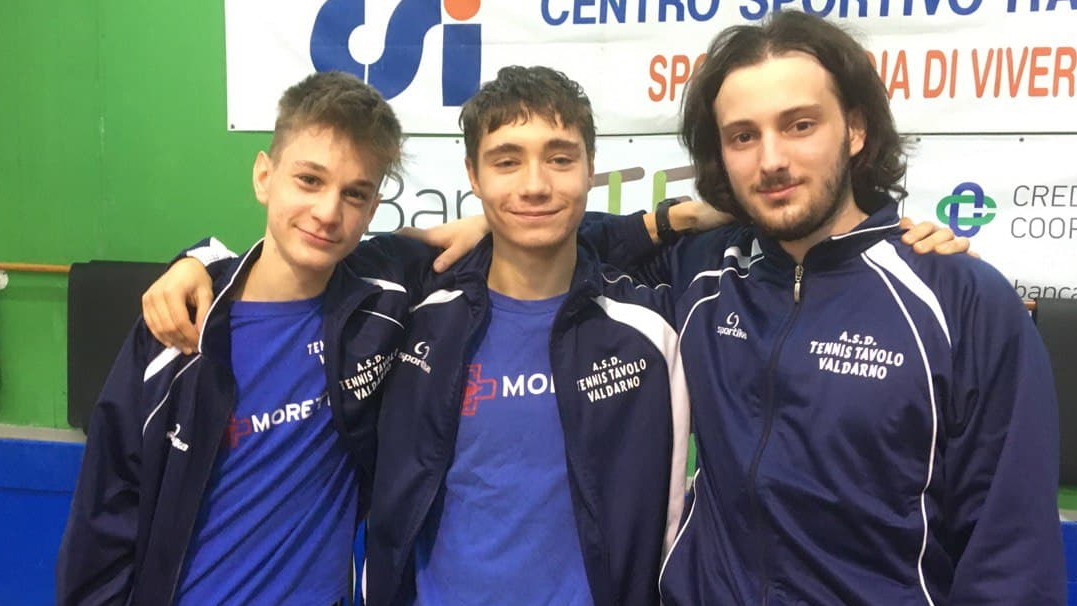 Tennistavolo Valdarno: sconfitta di misura per la D2 nello scontro al vertice con il T.T. Arezzo