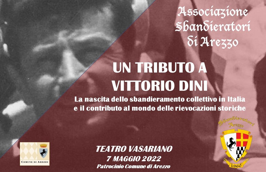 Sbandieratori: sabato 7 maggio il tributo dell’Associazione a Vittorio Dini