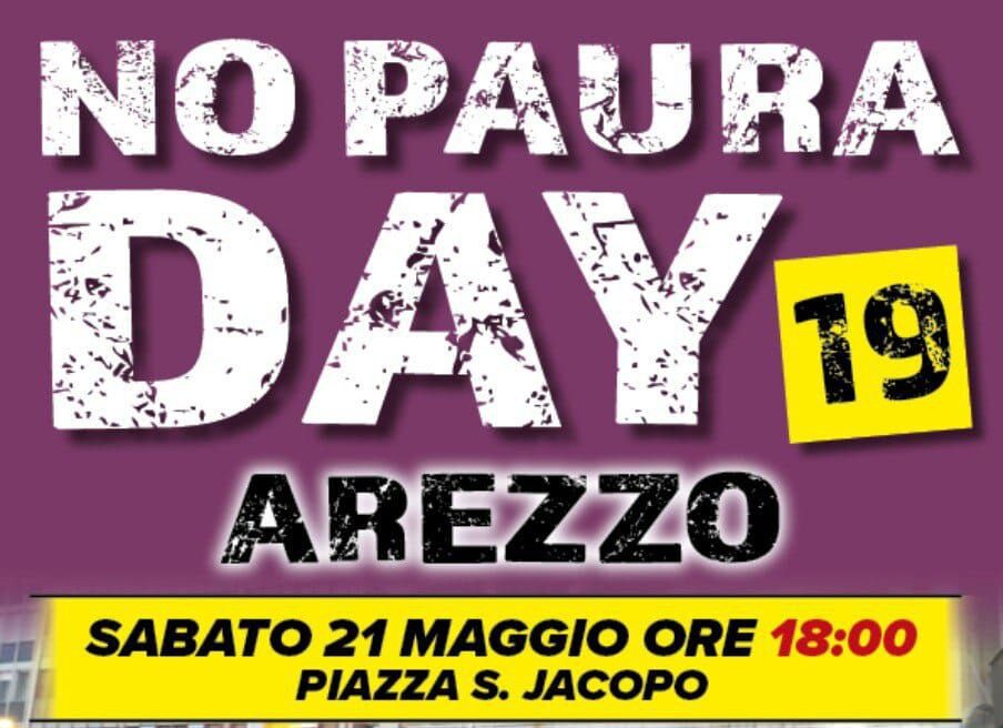 “No Paura Day”: sabato 21 maggio la 19ᵃ edizione ad Arezzo