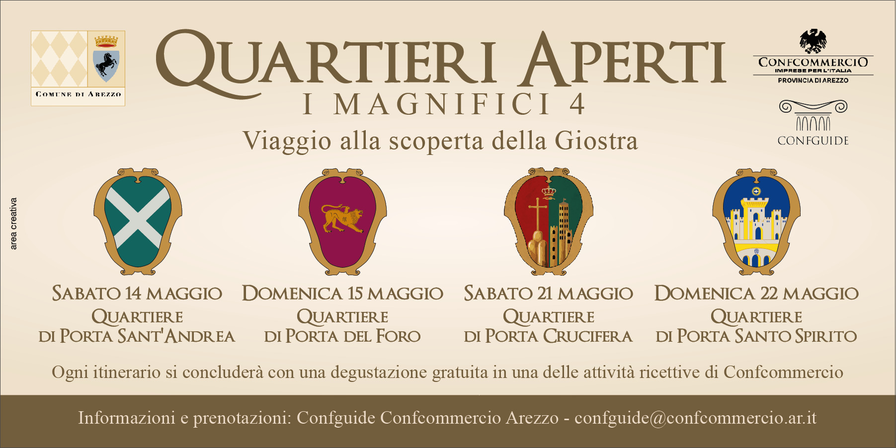 “Quartieri Aperti”: questo weekend è il momento di Colcitrone e Santo Spirito