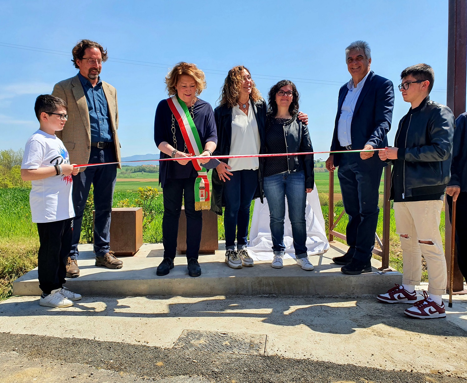 Inaugurato il fontanello a Torena in ricordo di Franco Romei