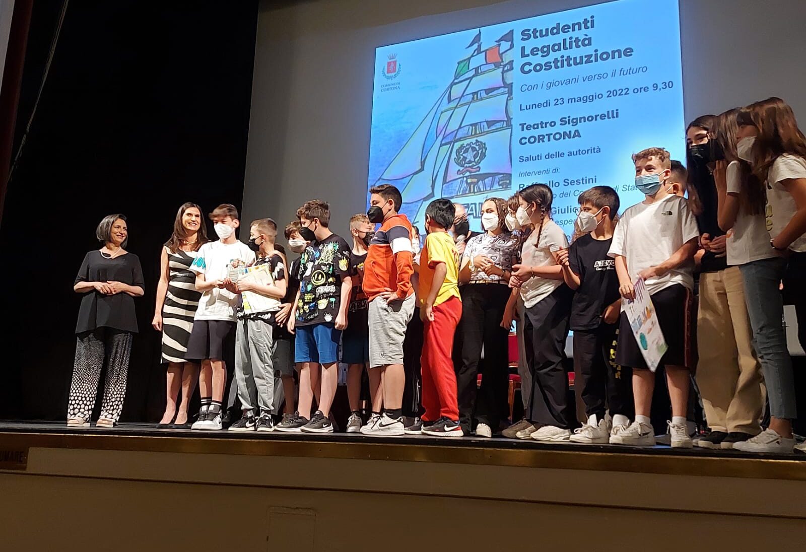 Cortona: con un progetto sulla Costituzione gli studenti celebrano la Giornata della Legalità