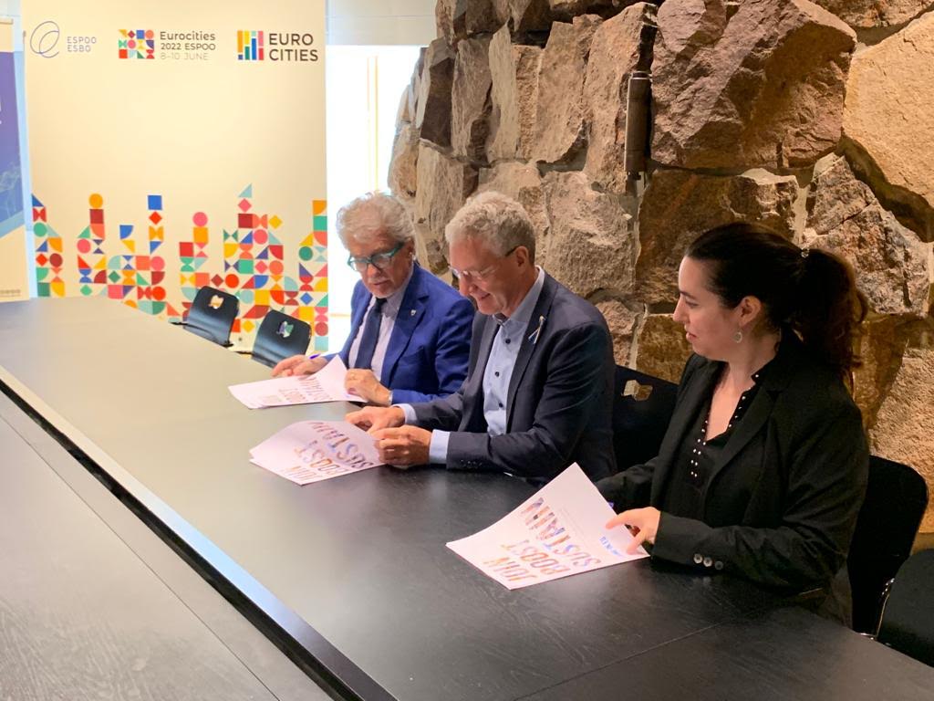 Le sfide della sostenibilità e del clima EUROCITIES 2022, “UN’ERA DI NUOVI INIZI”. Anche il sindaco Ghinelli presente ad Espoo