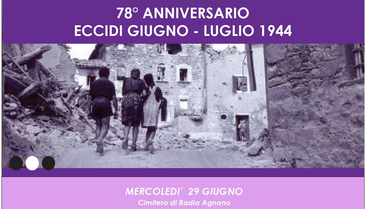 78° anniversario degli eccidi nel territorio del Comune di Bucine