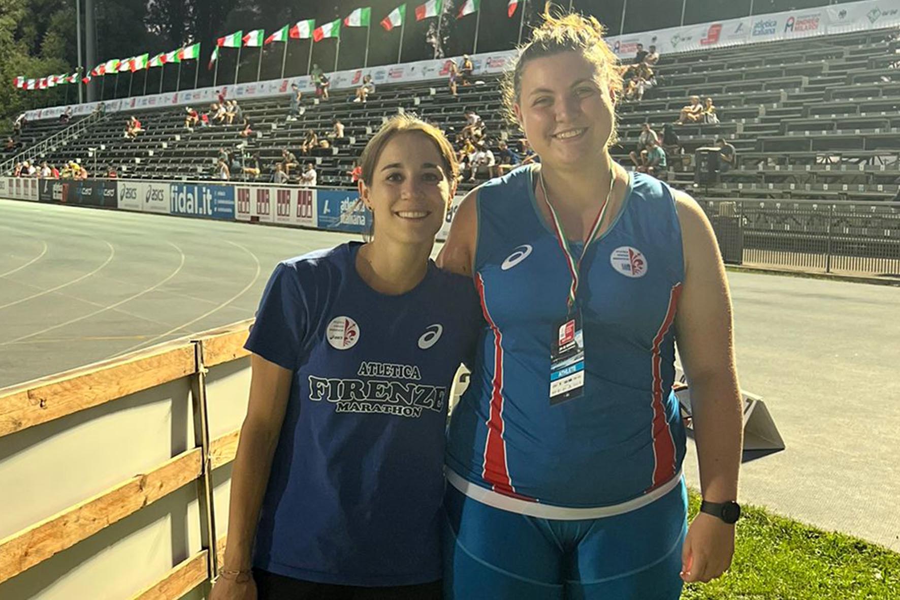 Alga Atletica Arezzo: 2 aretine nell’olimpo dei Campionati Italiani Assoluti di atletica