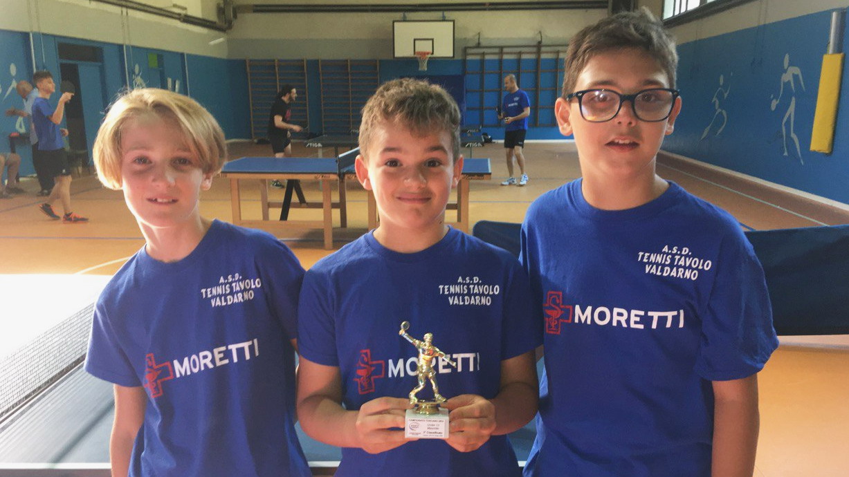 Ottimi risultati dei giovani dl Tennistavolo Valdarno ai Campionati regionali