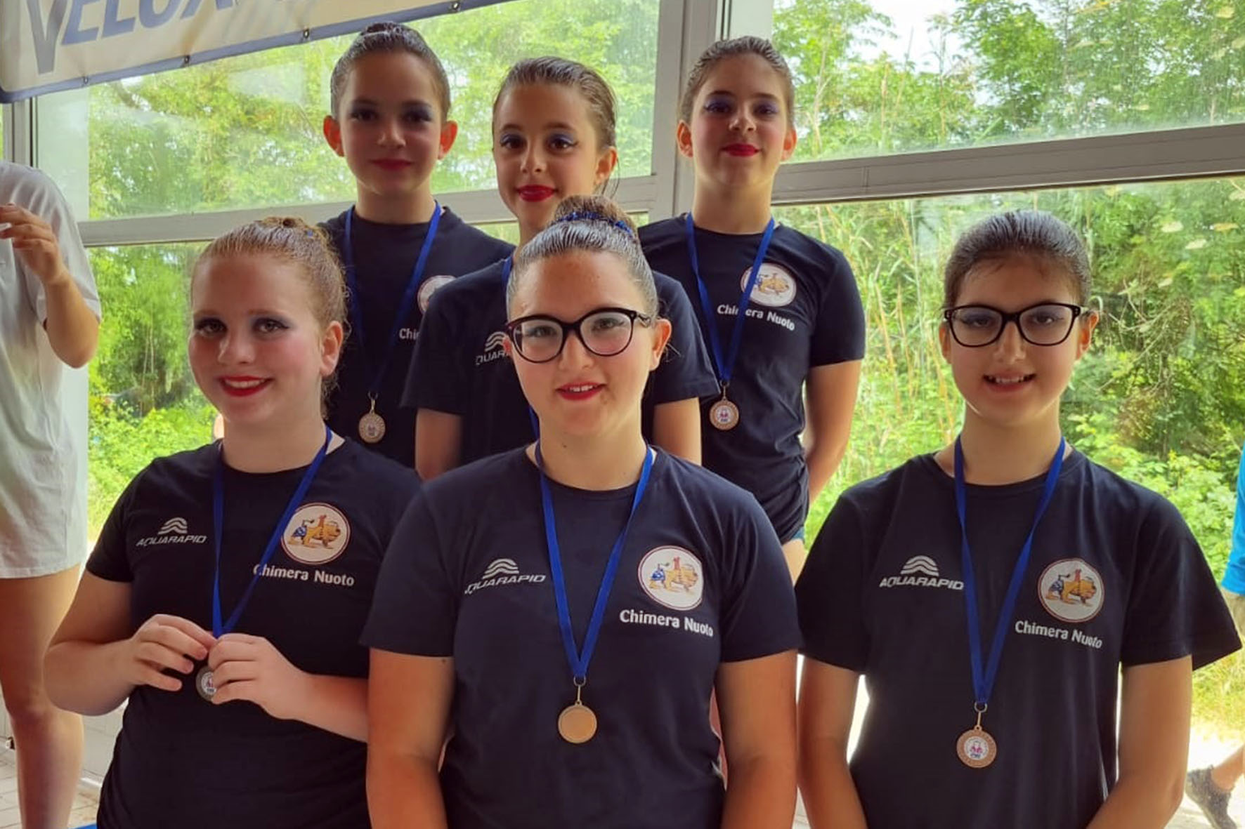 Un bronzo regionale per le sincronette della Chimera Nuoto