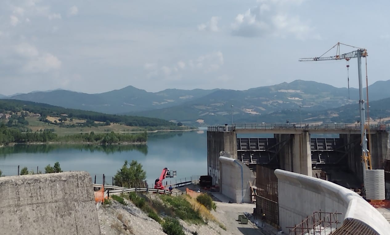Diga di Montedoglio, lavori in dirittura d’arrivo