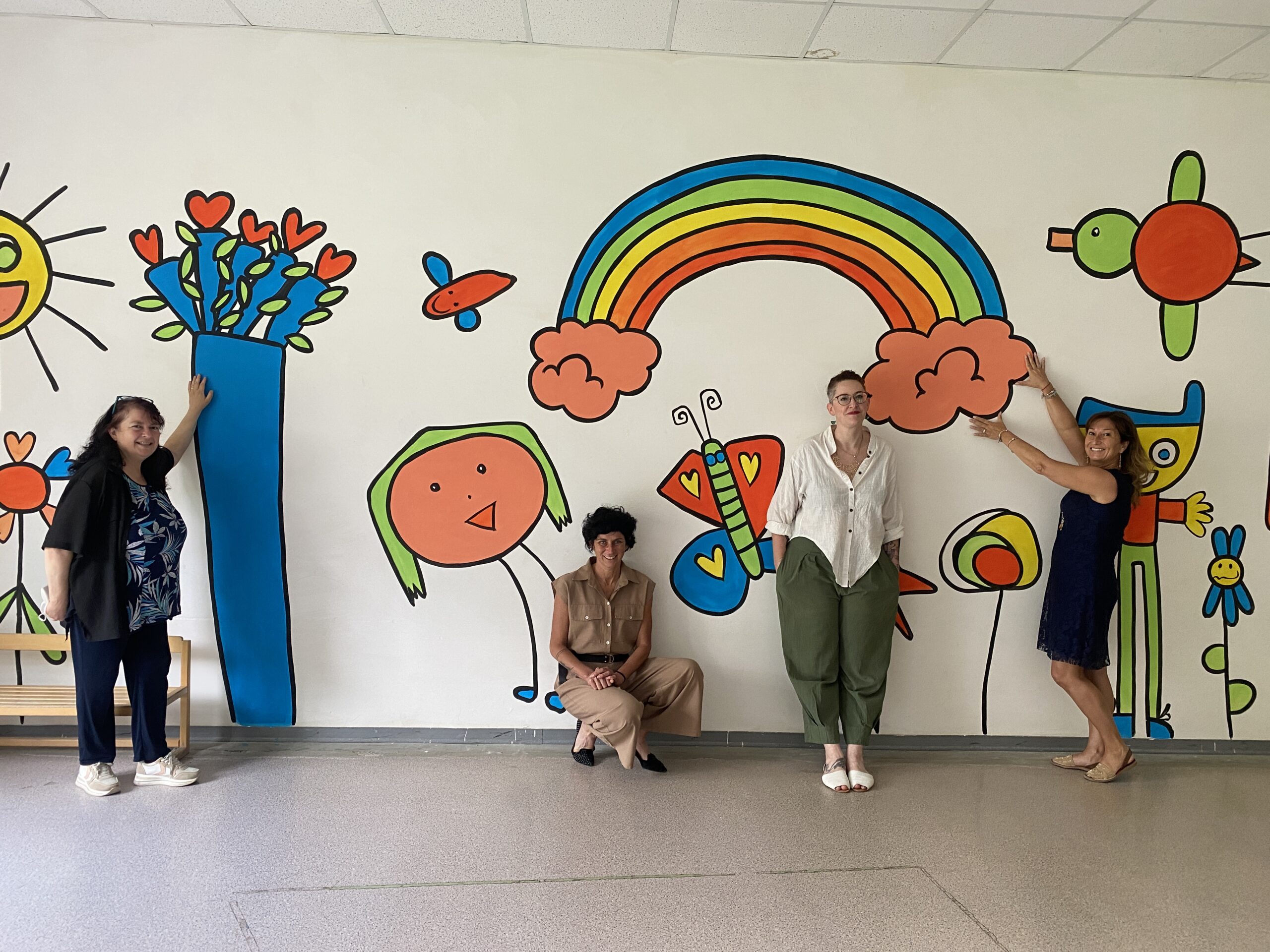 Bibbiena: Murales per una scuola più bella