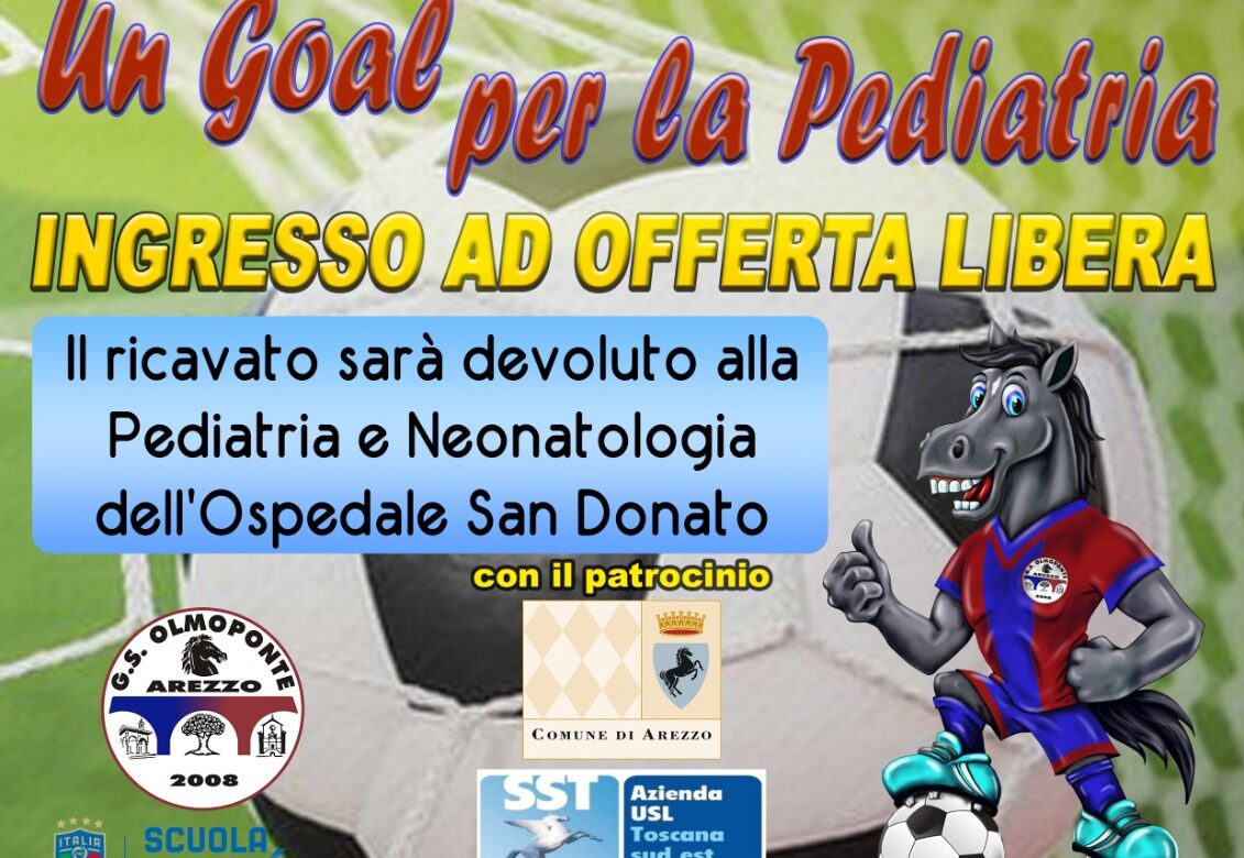 “Un goal per la pediatria”: una partita di solidarietà per il San Donato