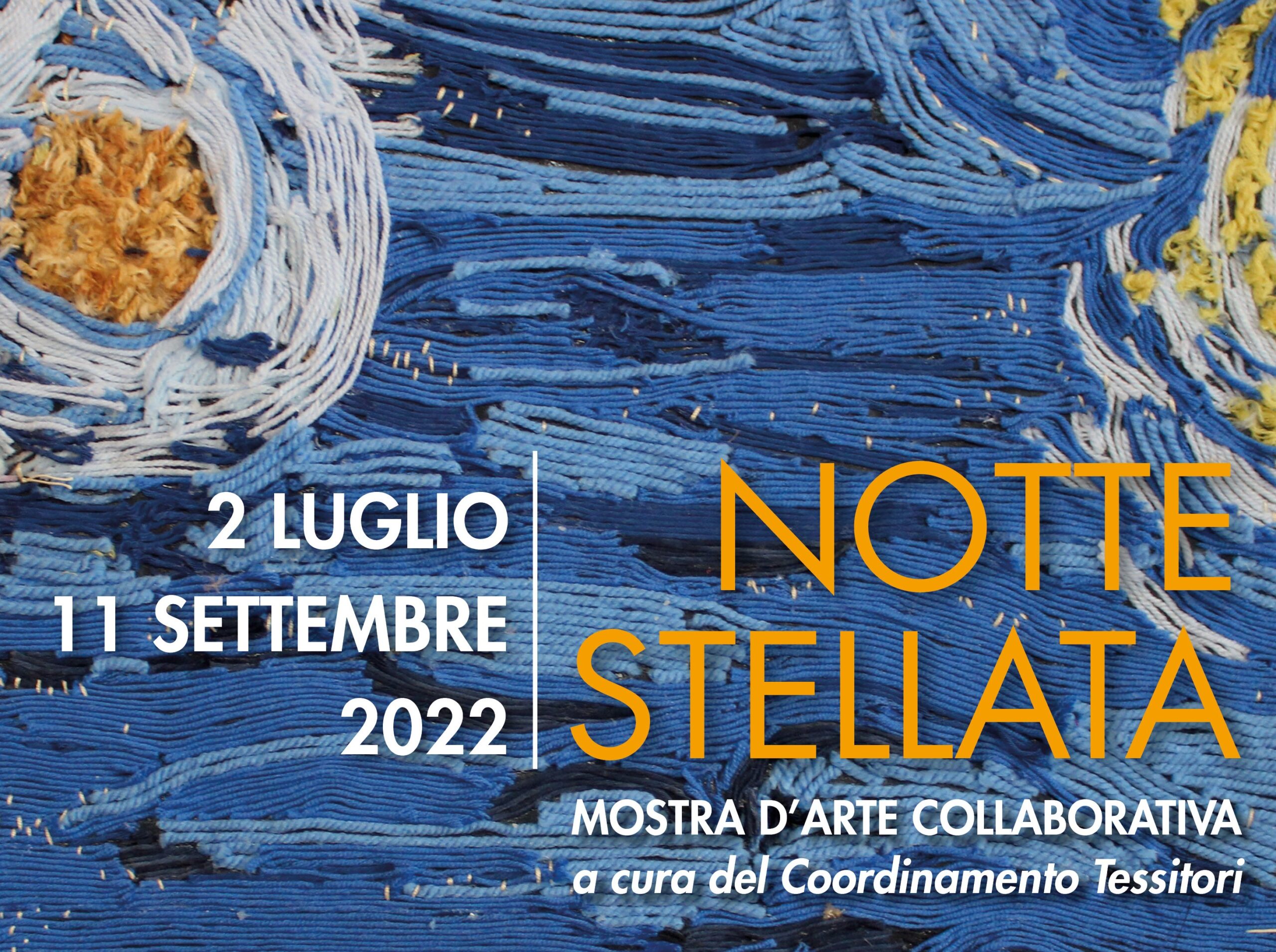 La mostra “Notte Stellata” sarà inaugurata presso il Museo dell’Arte della Lana sabato 2 luglio