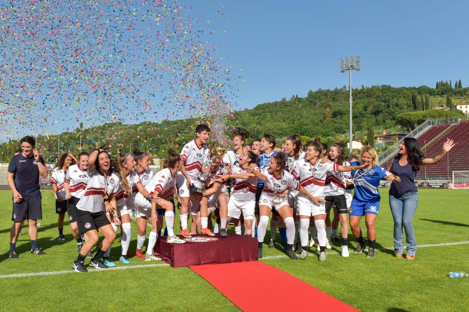 ACF Arezzo – Fiammamonza 4-0: le amaranto chiudono il campionato con il poker, gol di Ivanova, Tuteri, Razzolini e Vicchiarello