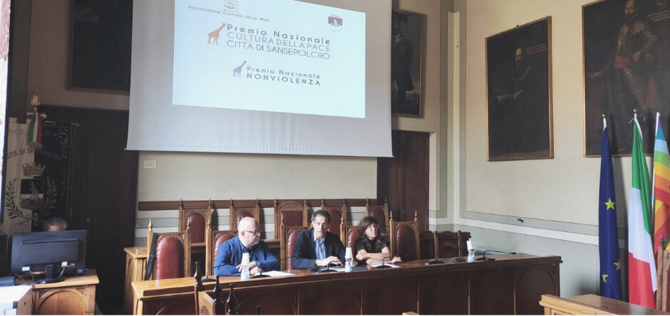 Sansepolcro: presentazione del Premio Nazionale Cultura della Pace 2022