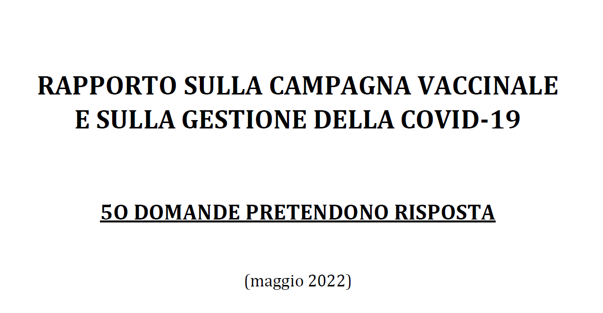 50 domande sul Covid-19 che pretendono risposte da parte del Ministro Speranza