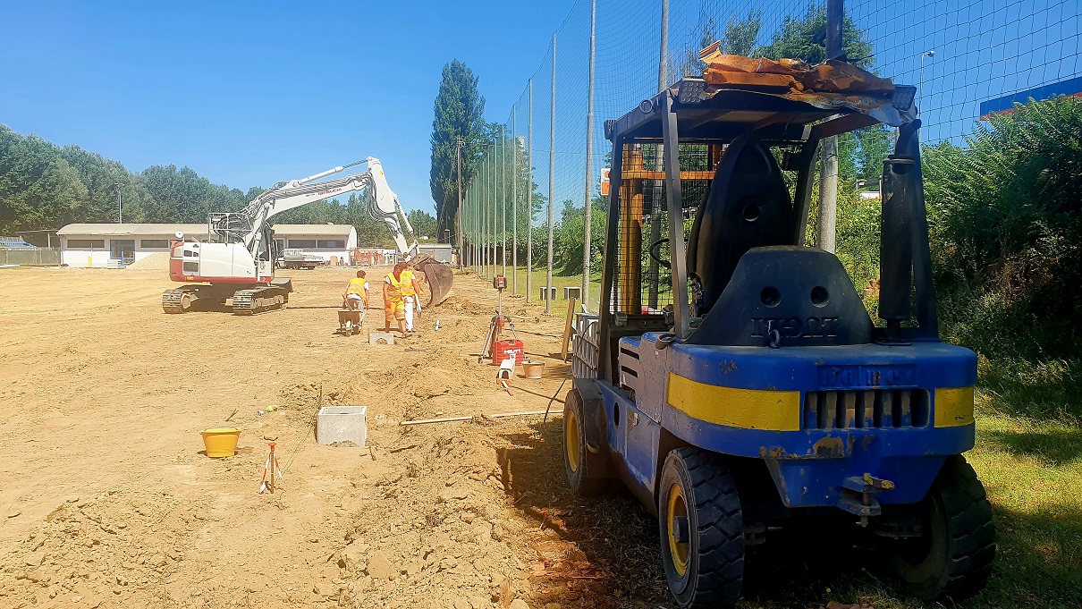 Iniziati i lavori allo stadio e alla Cittadella dello sport