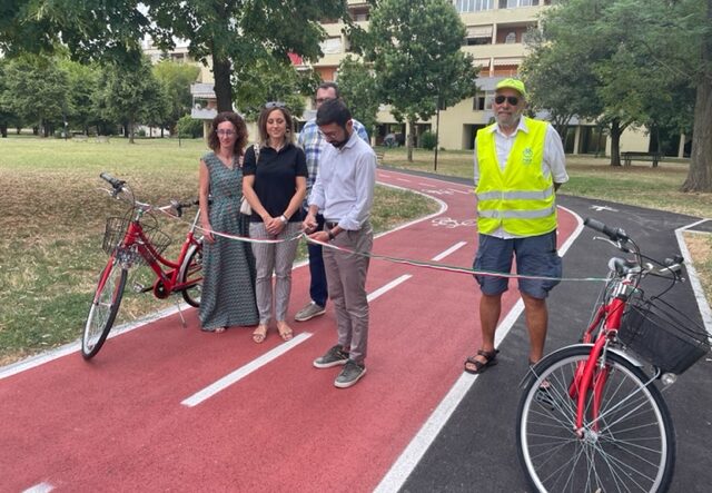 Inaugurata la pista ciclabile del Vingone