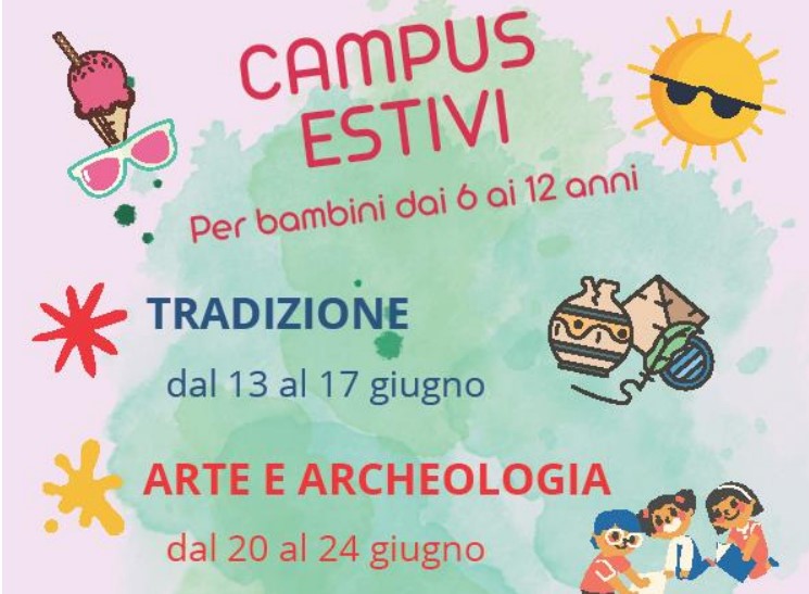 Laboratori estivi per bambini di Arte e Archeologia