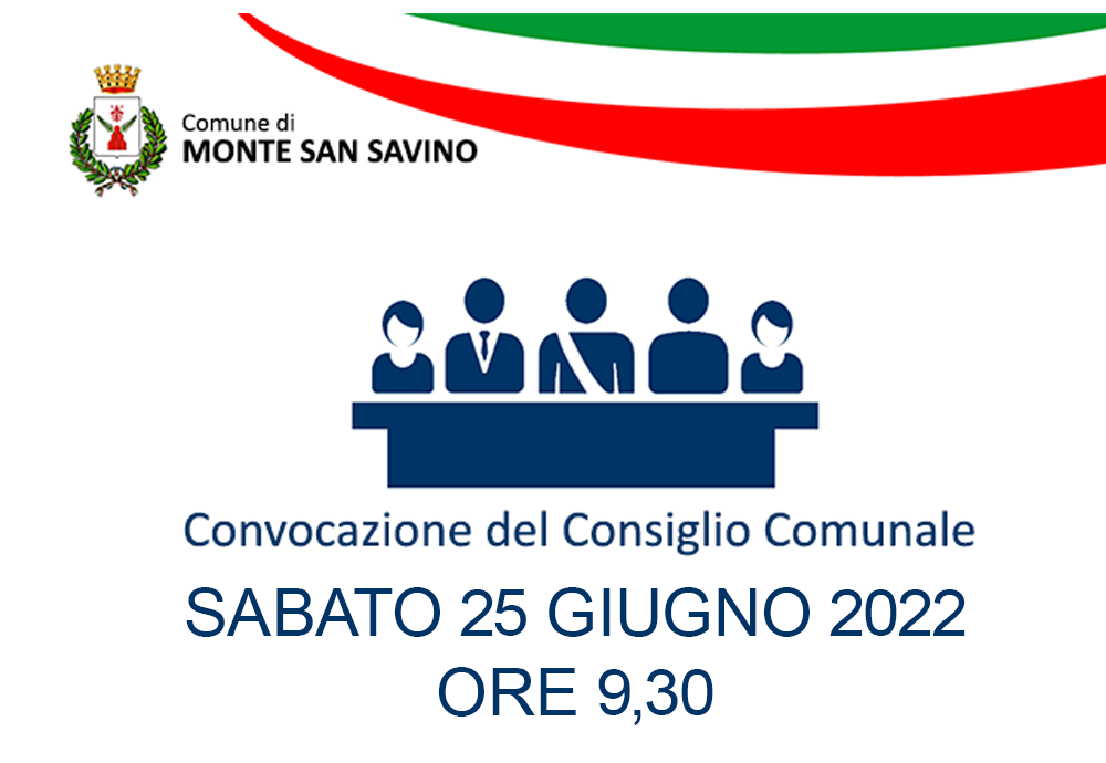 Monte San Savino: sabato 25 giugno il Consiglio Comunale